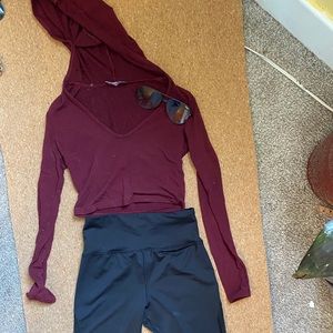 Cropped fashion nova hoodie